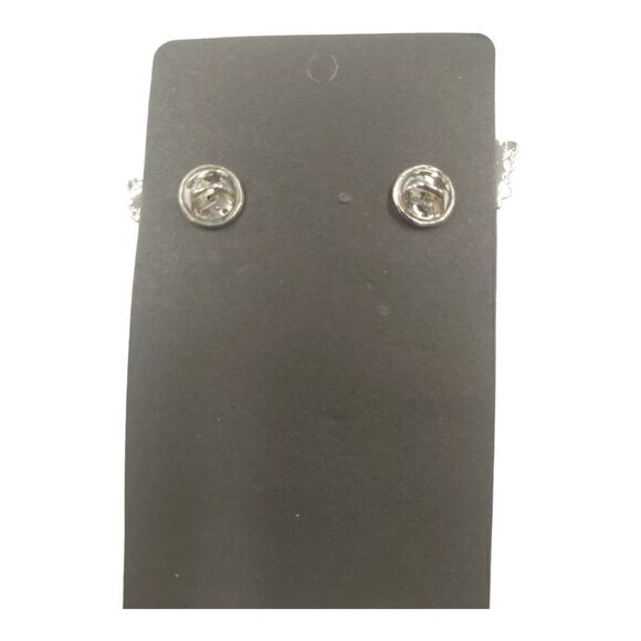 MEN'S EJ SAMUELS FASHION SILVER LEAF LAPEL CHAIN. UNISEX. - Picture 3 of 3